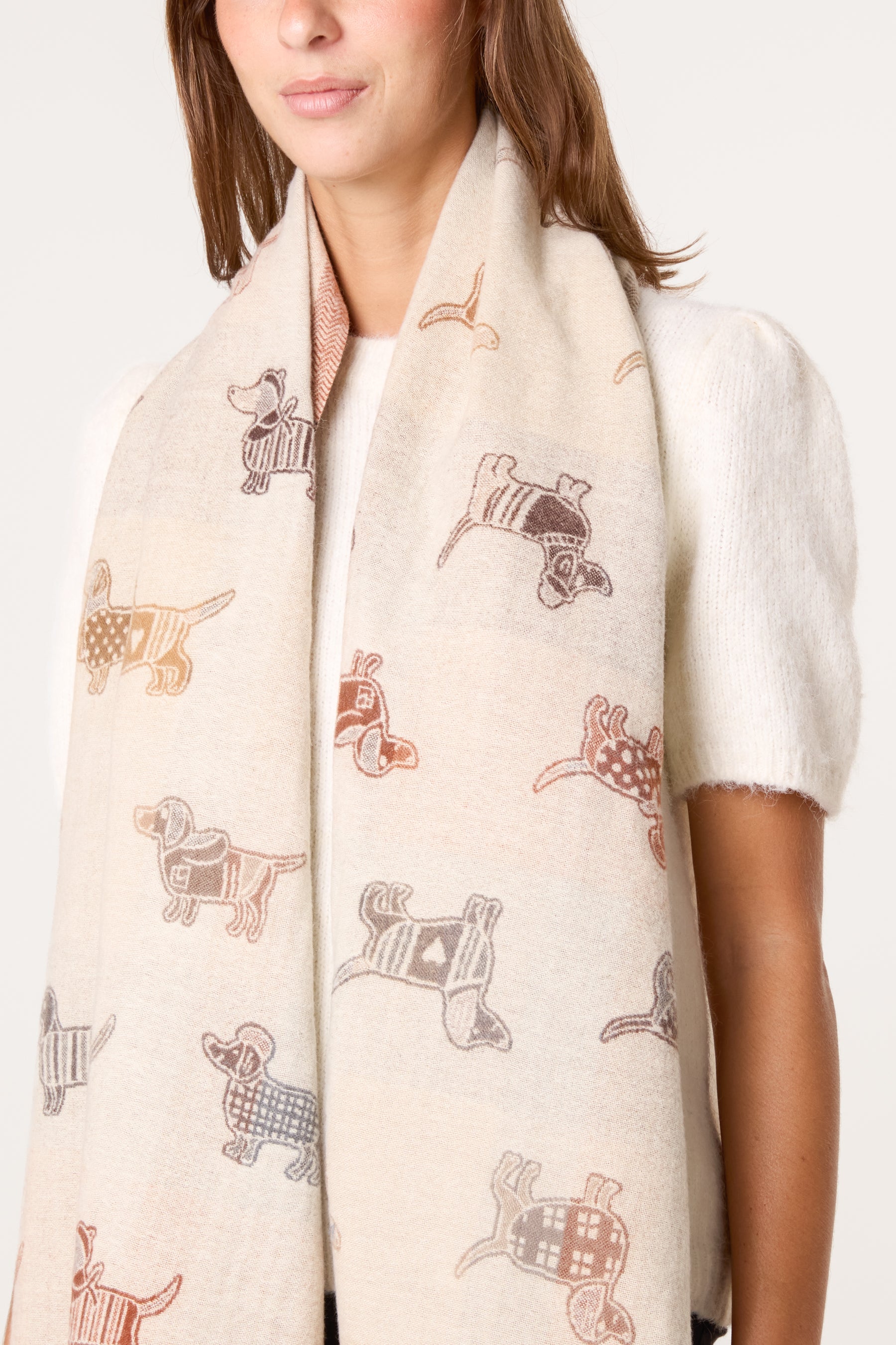 Doggie Print Scarf