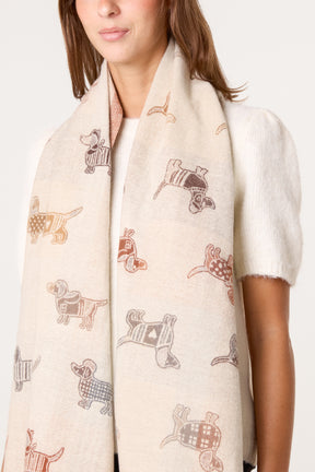 Doggie Print Scarf