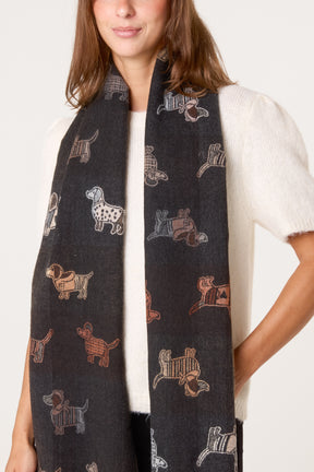 Doggie Print Scarf