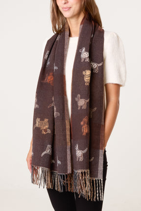 Doggie Print Scarf