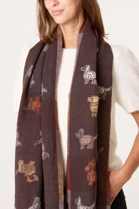 Doggie Print Scarf