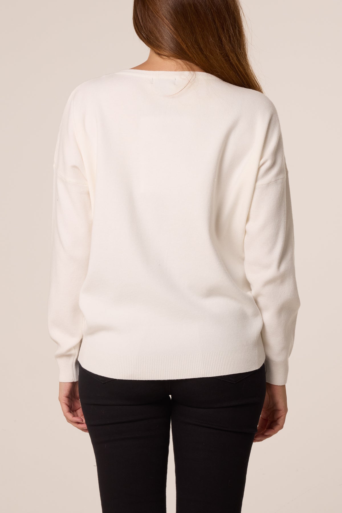 Jingle Bell Bauble Sequin Detail Jumper