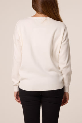 Jingle Bell Bauble Sequin Detail Jumper