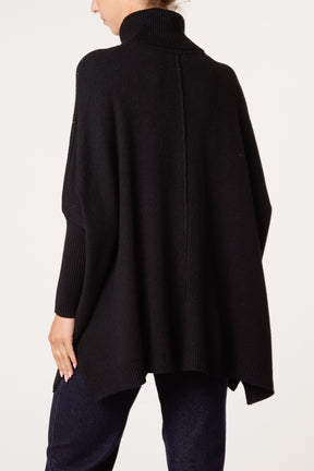 Roll Neck Diamante Jumper