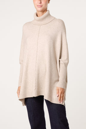 Roll Neck Diamante Jumper