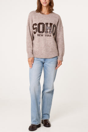 PU Soho Knit Jumper