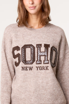 PU Soho Knit Jumper