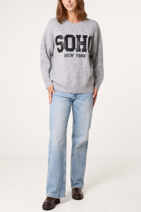 PU Soho Knit Jumper
