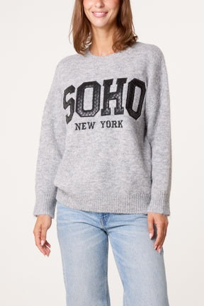 PU Soho Knit Jumper