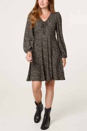 Ditsy Floral Swing Mini Dress