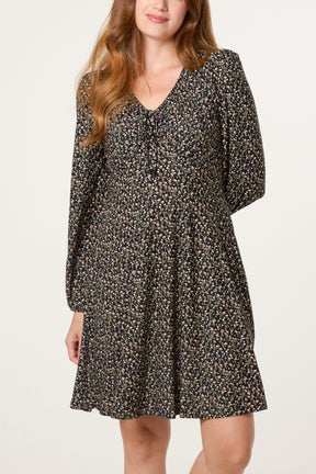 Ditsy Floral Swing Mini Dress