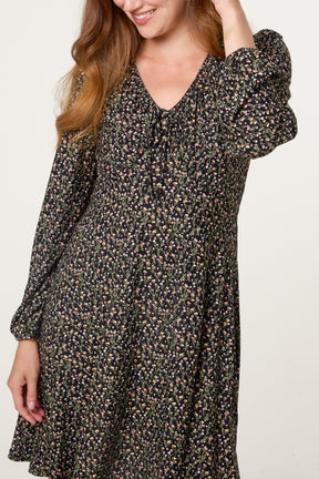 Ditsy Floral Swing Mini Dress