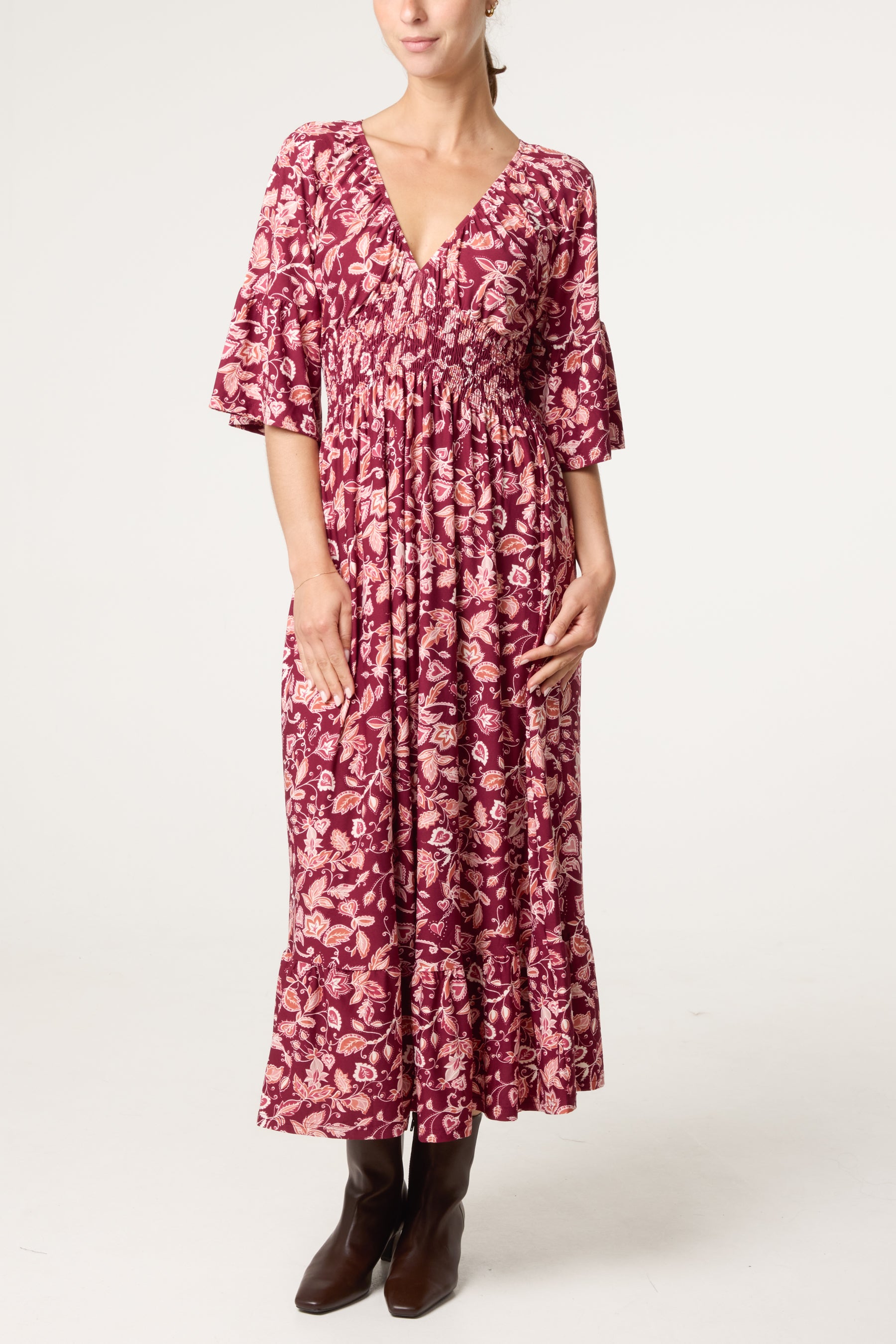 Bright Paisley Print Magic Dress
