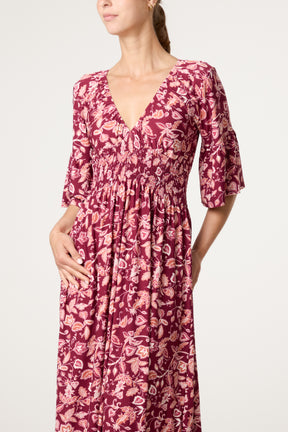 Bright Paisley Print Magic Dress
