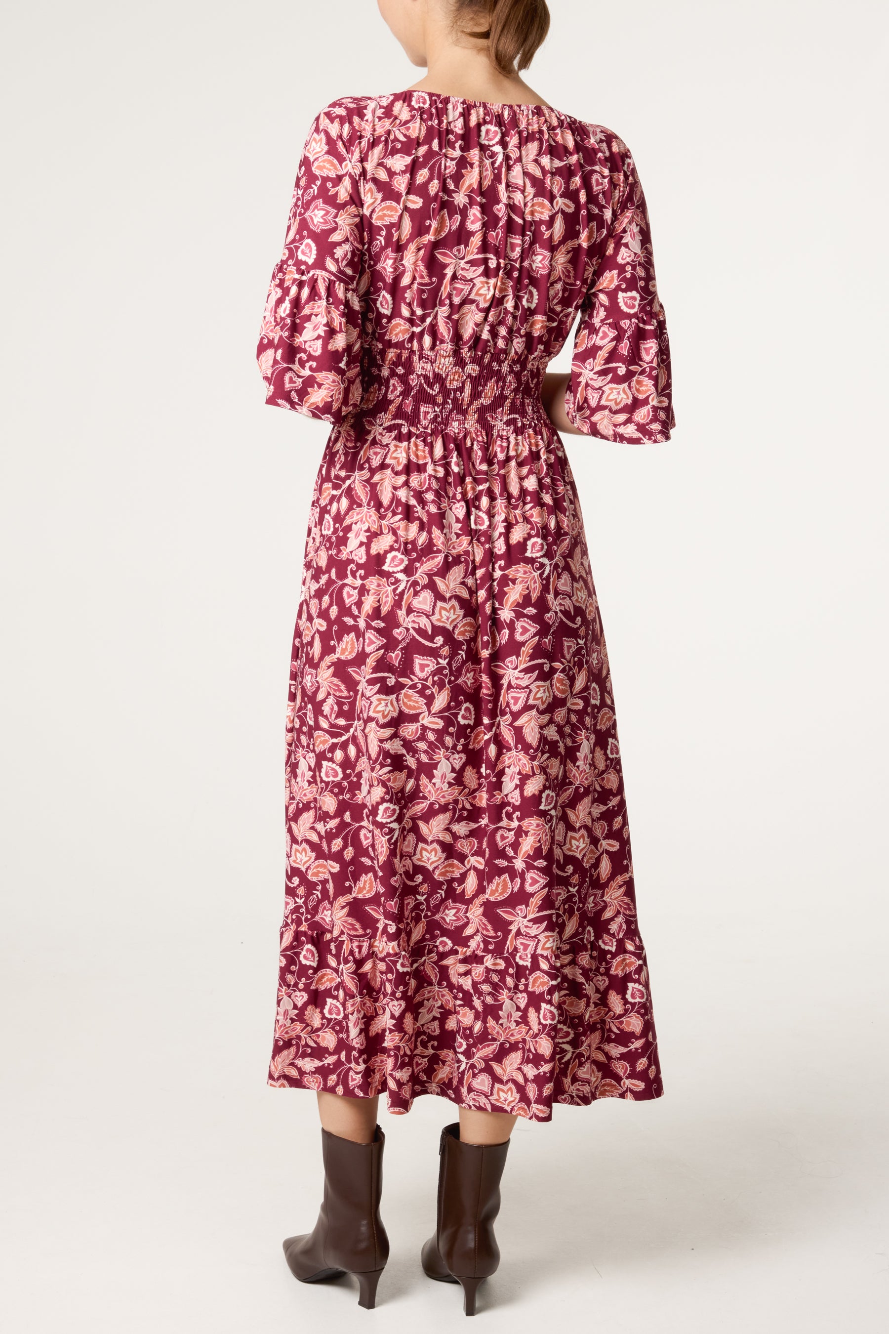 Bright Paisley Print Magic Dress