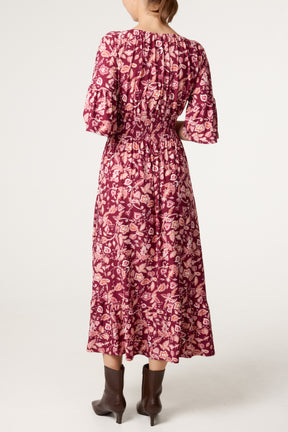 Bright Paisley Print Magic Dress
