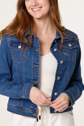 Stretch Denim Jacket