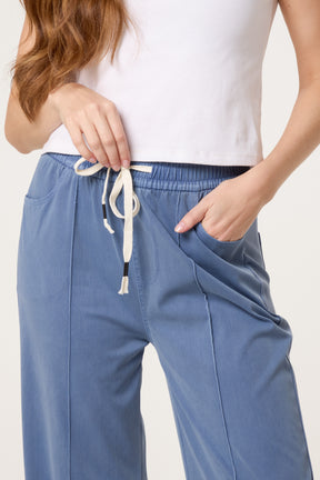 Seam Detail Wide Leg Pant