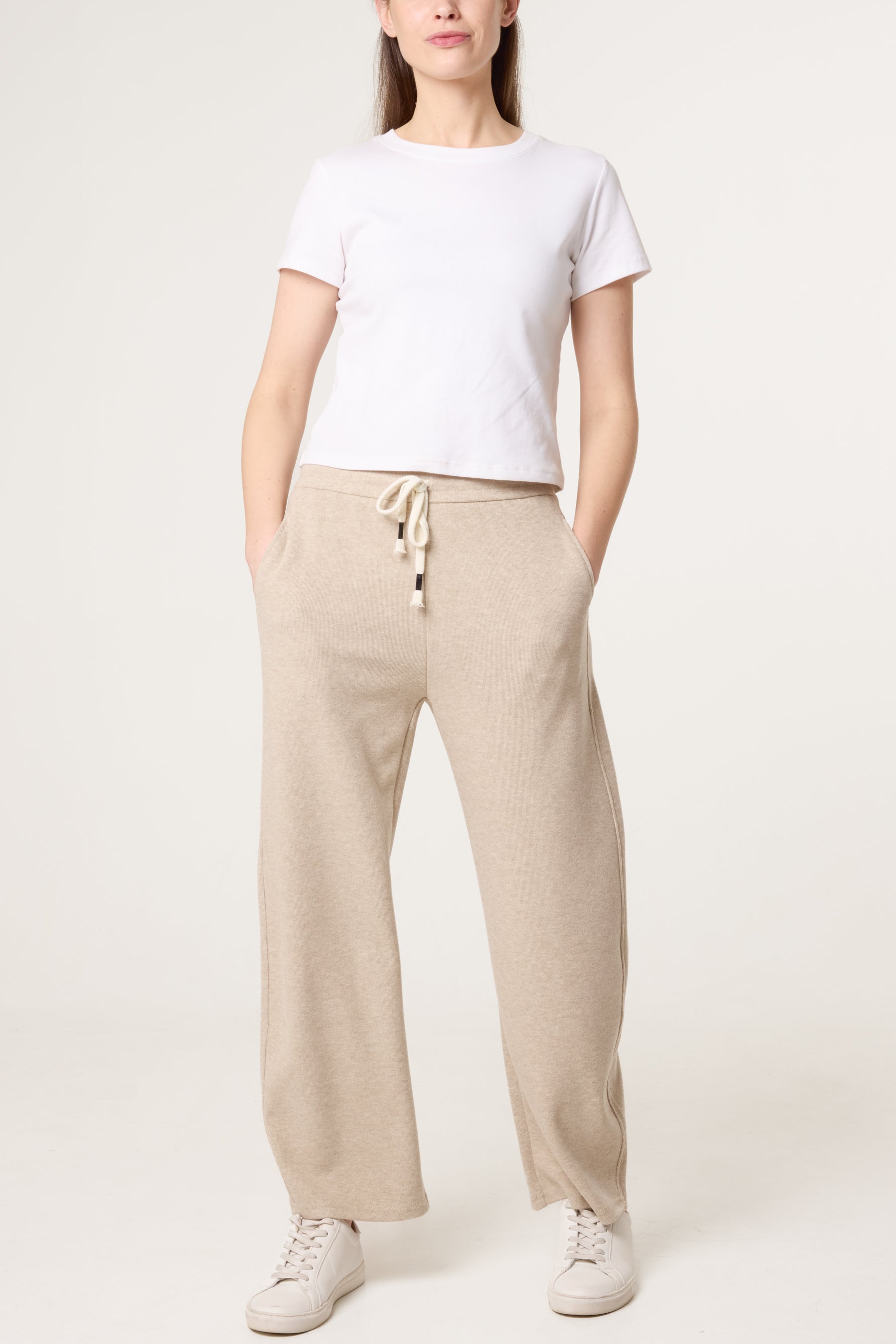 Wide Leg Jogger Trousers
