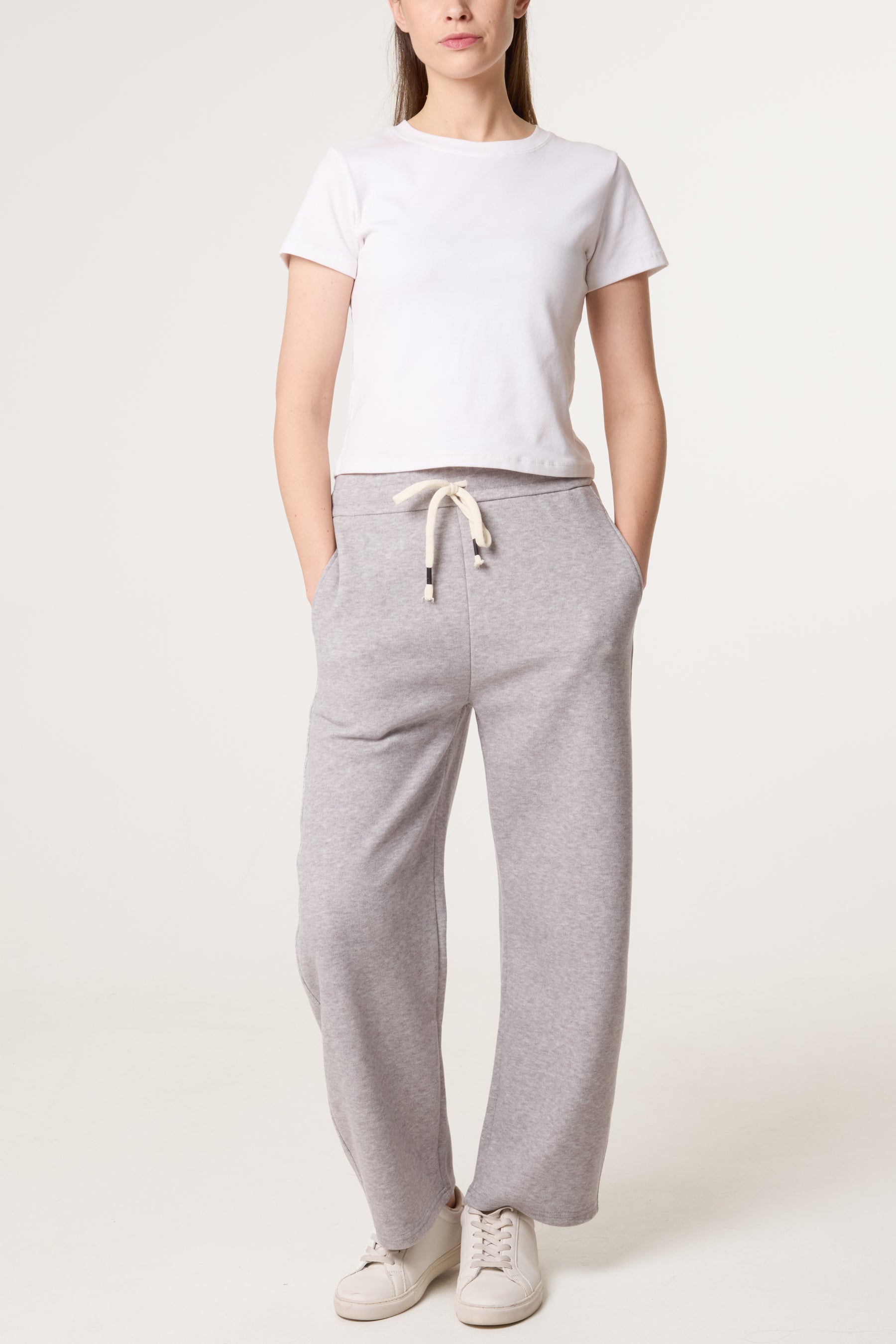 Wide Leg Jogger Trousers