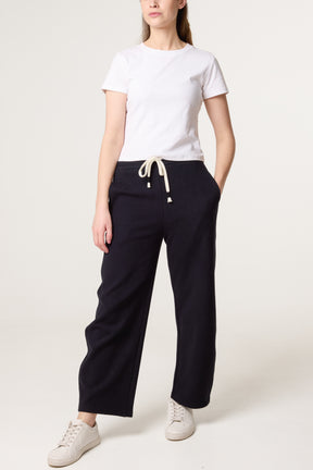 Wide Leg Jogger Trousers