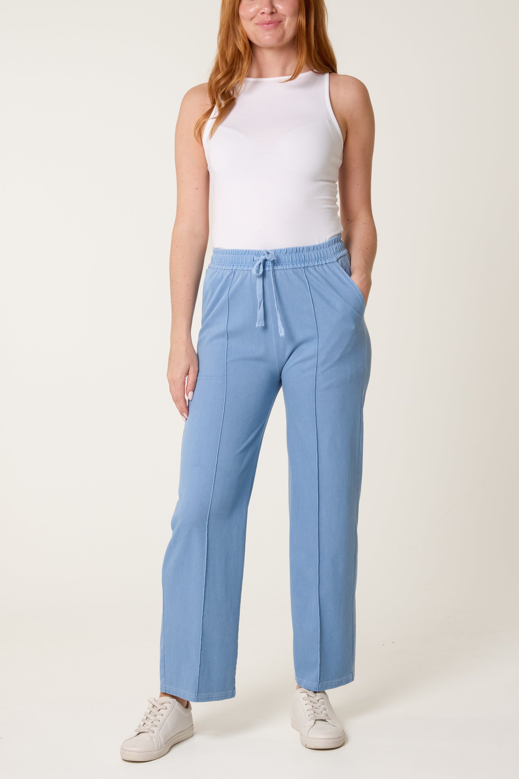 Front Tie Seam Detail Trouser