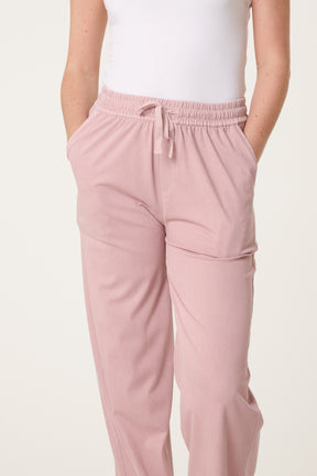 Front Tie Elastic Waist Trouser