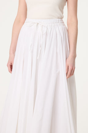 Gathered Panel Maxi Skirt
