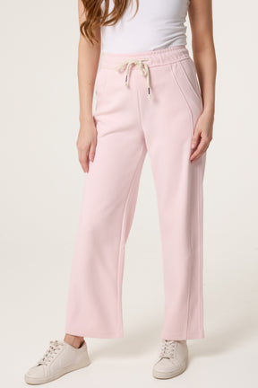 Elastic Waist Trouser With Tie