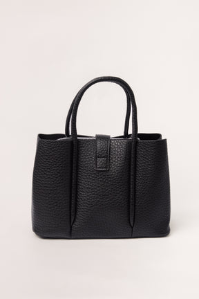 Polkadot Scarf Faux Leather Handbag