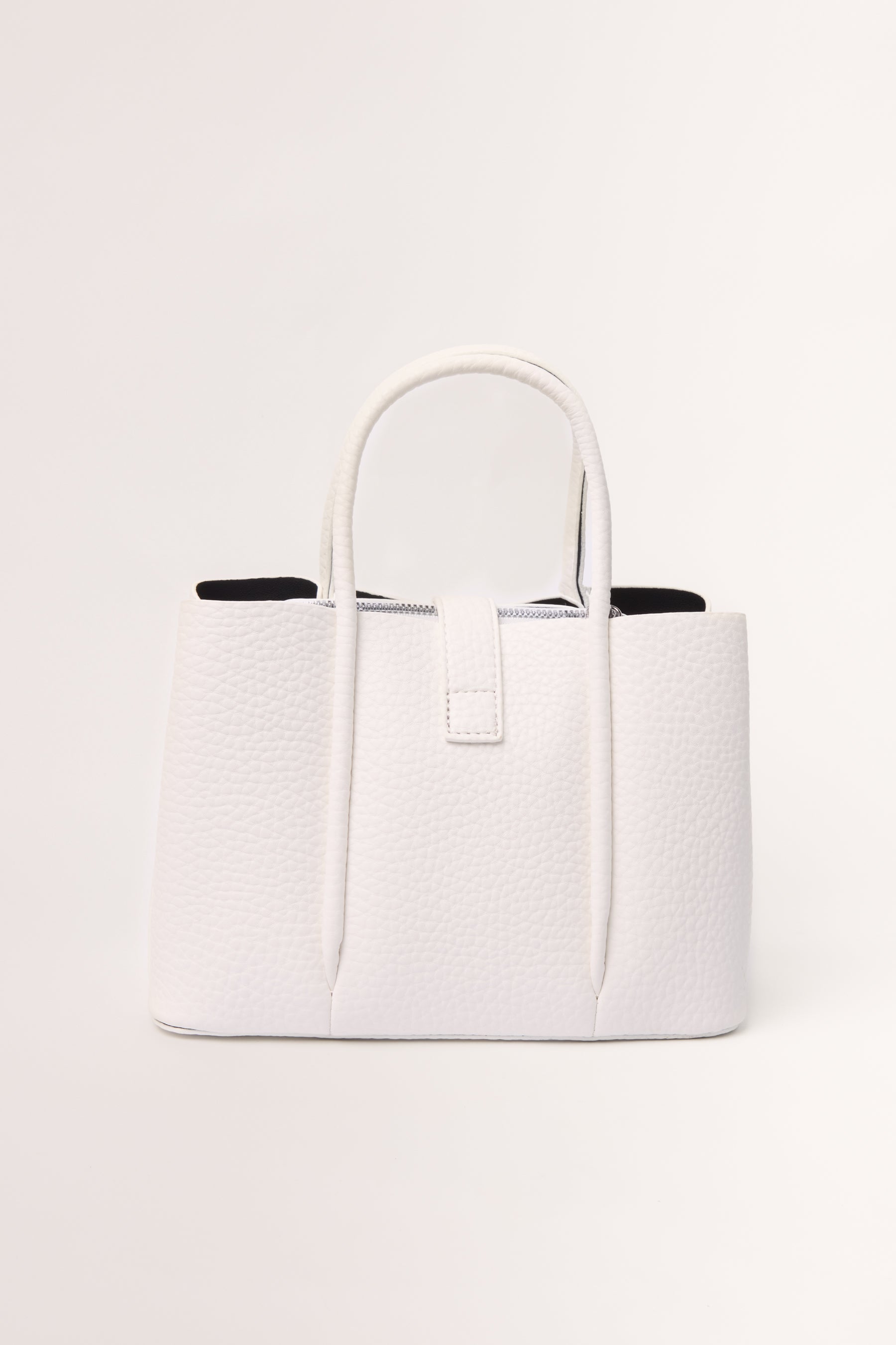 Polkadot Scarf Faux Leather Handbag