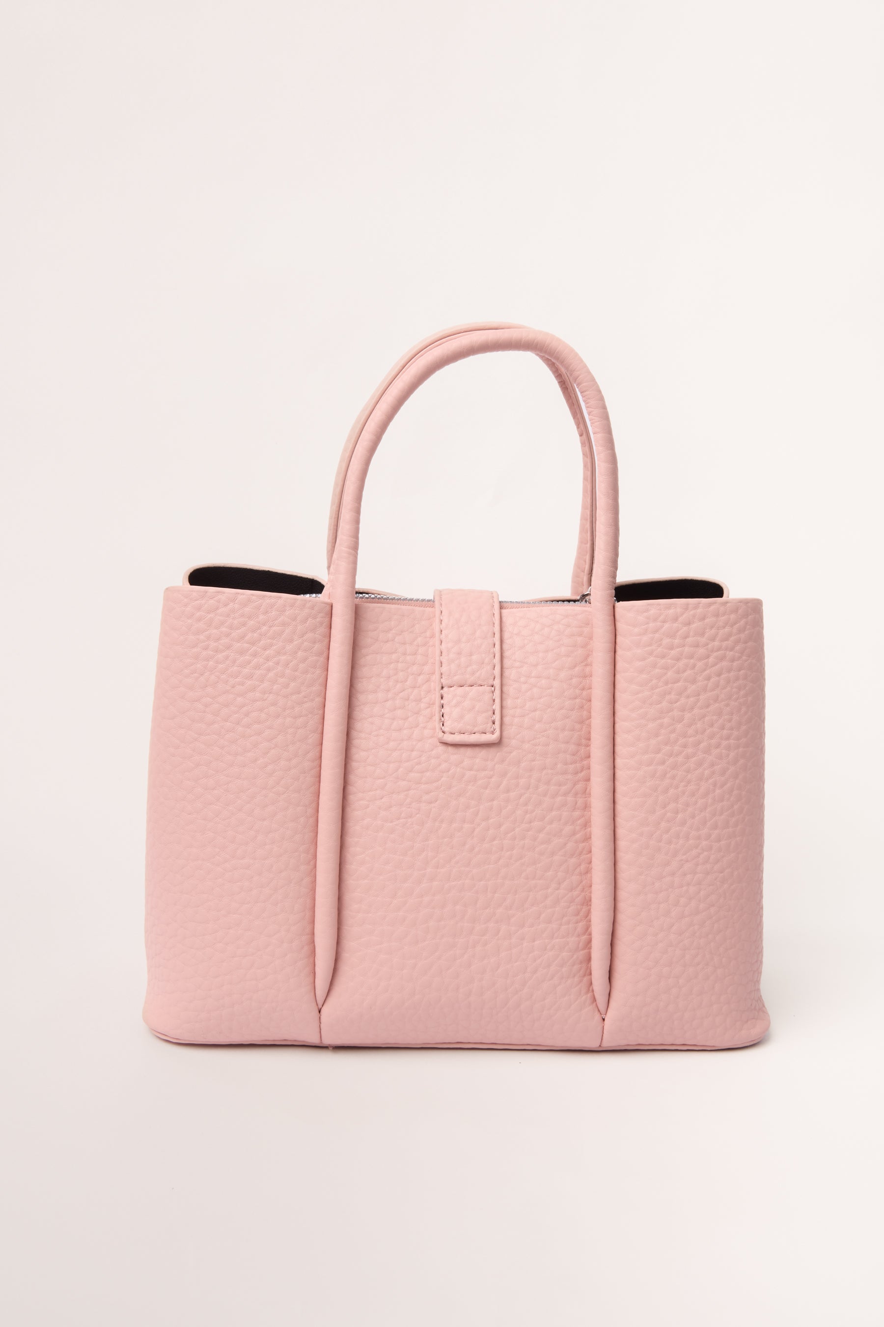 Polkadot Scarf Faux Leather Handbag