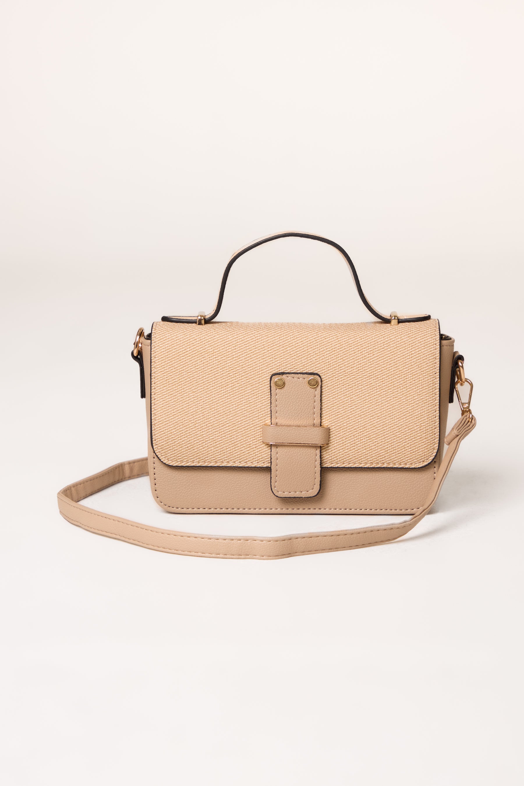 Structured Crossbody Bag w Pouch