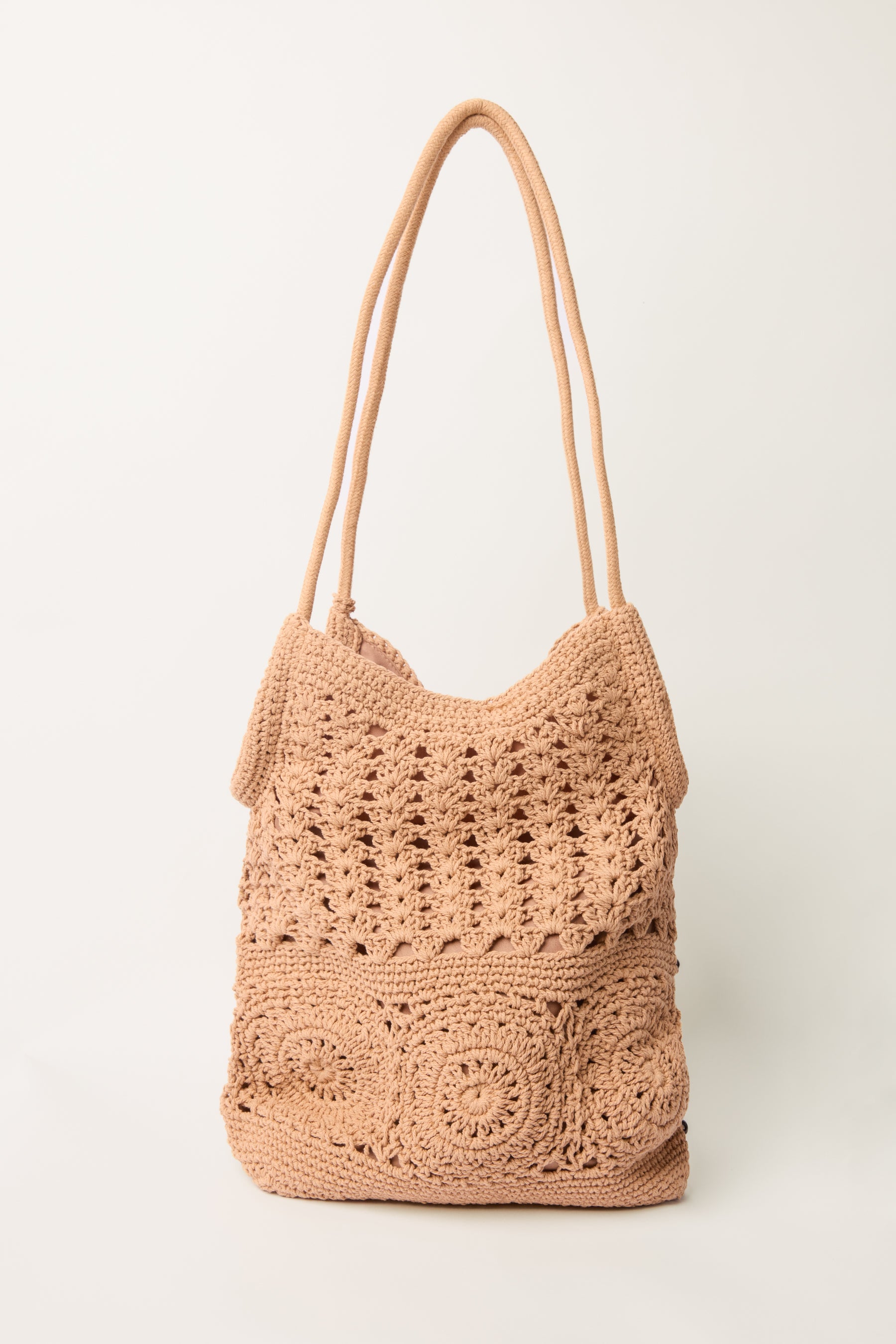 Crochet & Beaded Tassels Bag