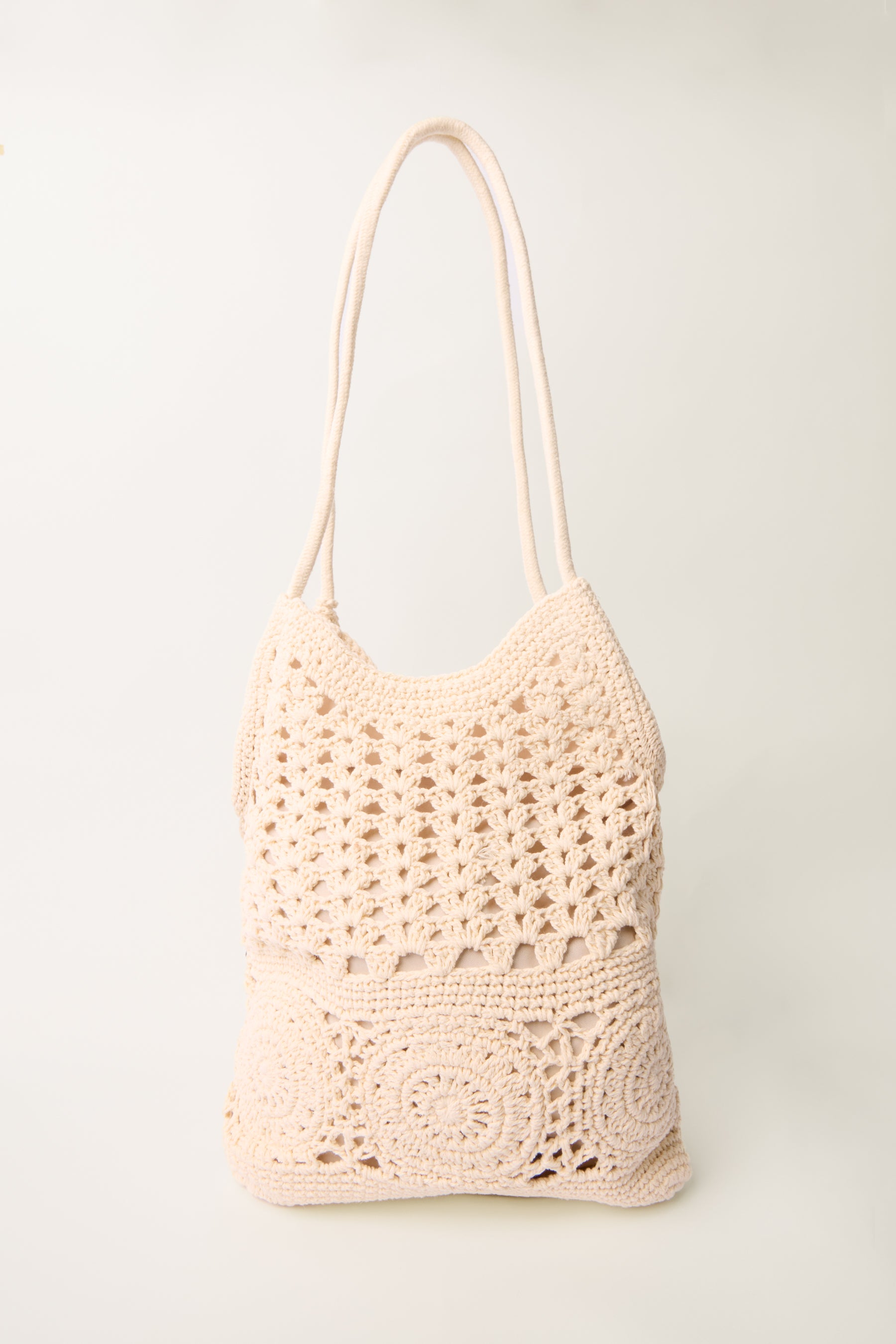 Crochet & Beaded Tassels Bag