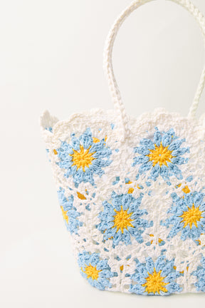 Daisies Crochet Bag