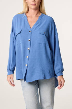 Gold Button Packet Shirt