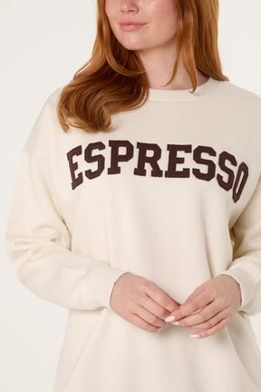 Espresso Crew Neck Sweatshirt