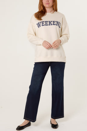 Polka Dot Weekend Sweatshirt
