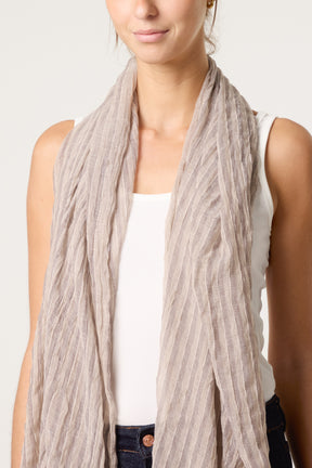 Faded Stripe Pattern Scarf