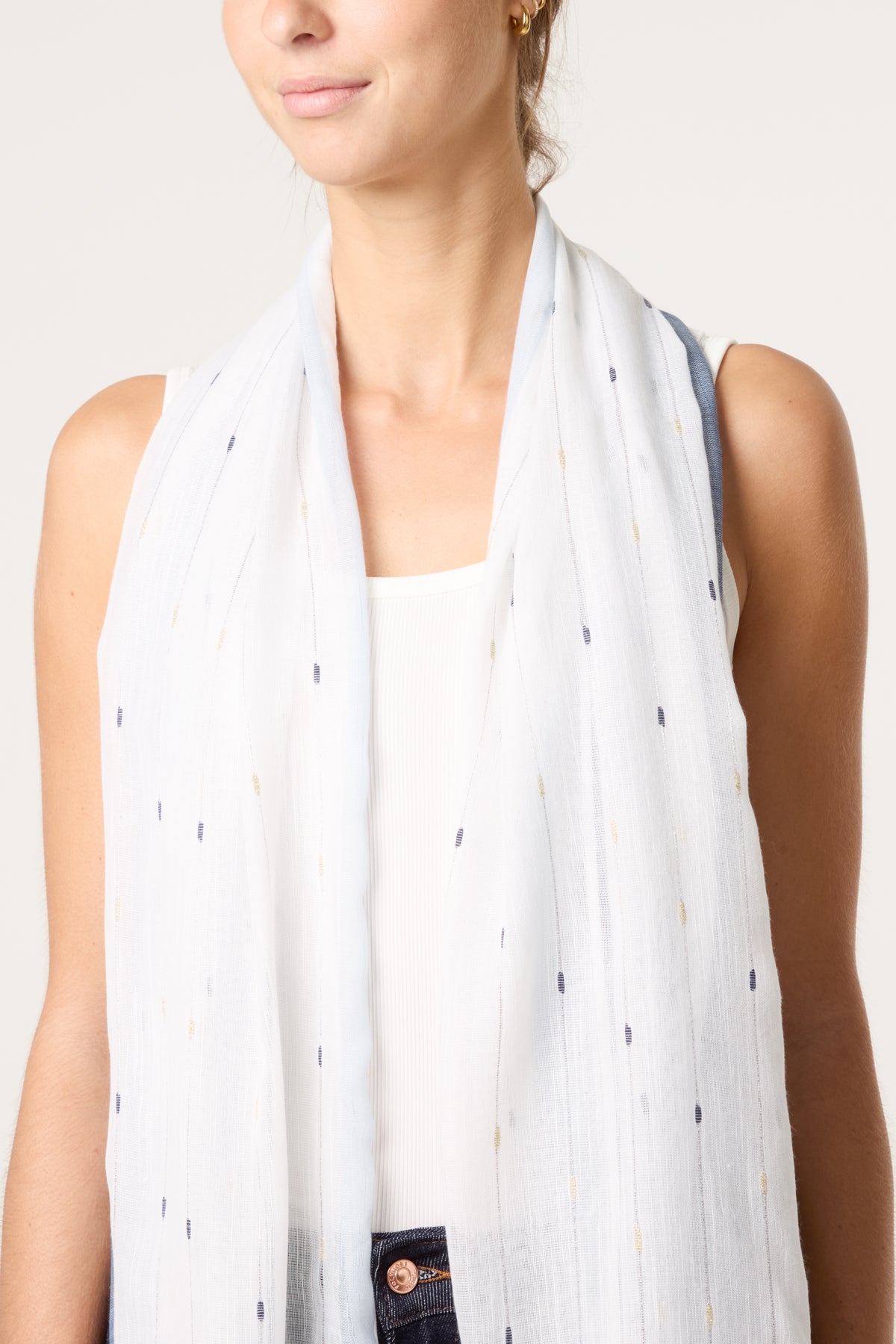 Two-Tone Dash Scarf