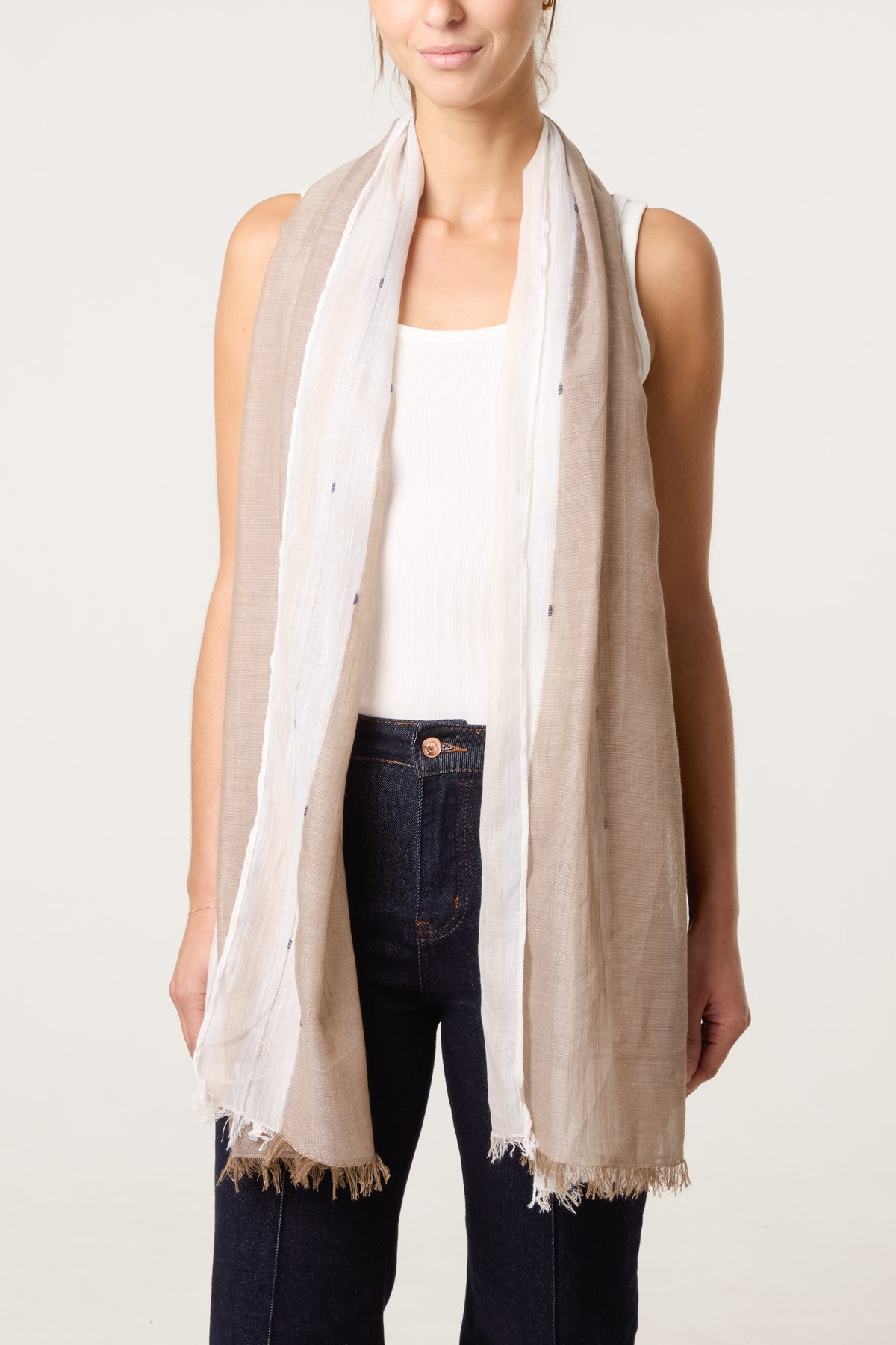 Two-Tone Dash Scarf