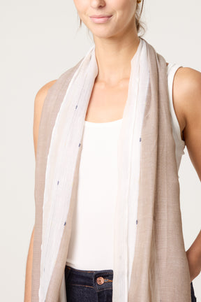 Two-Tone Dash Scarf