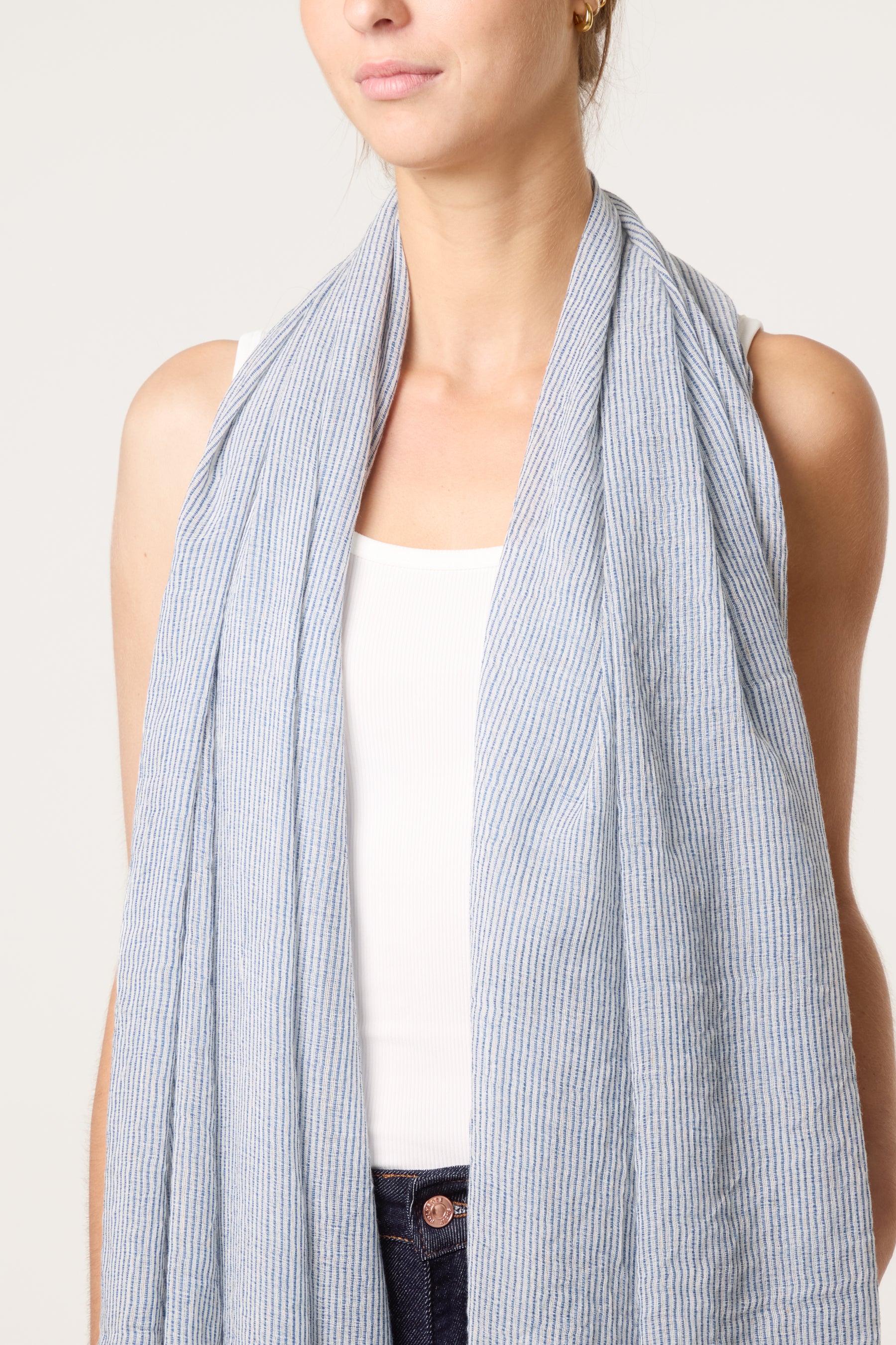 Pinstripe Pattern Scarf