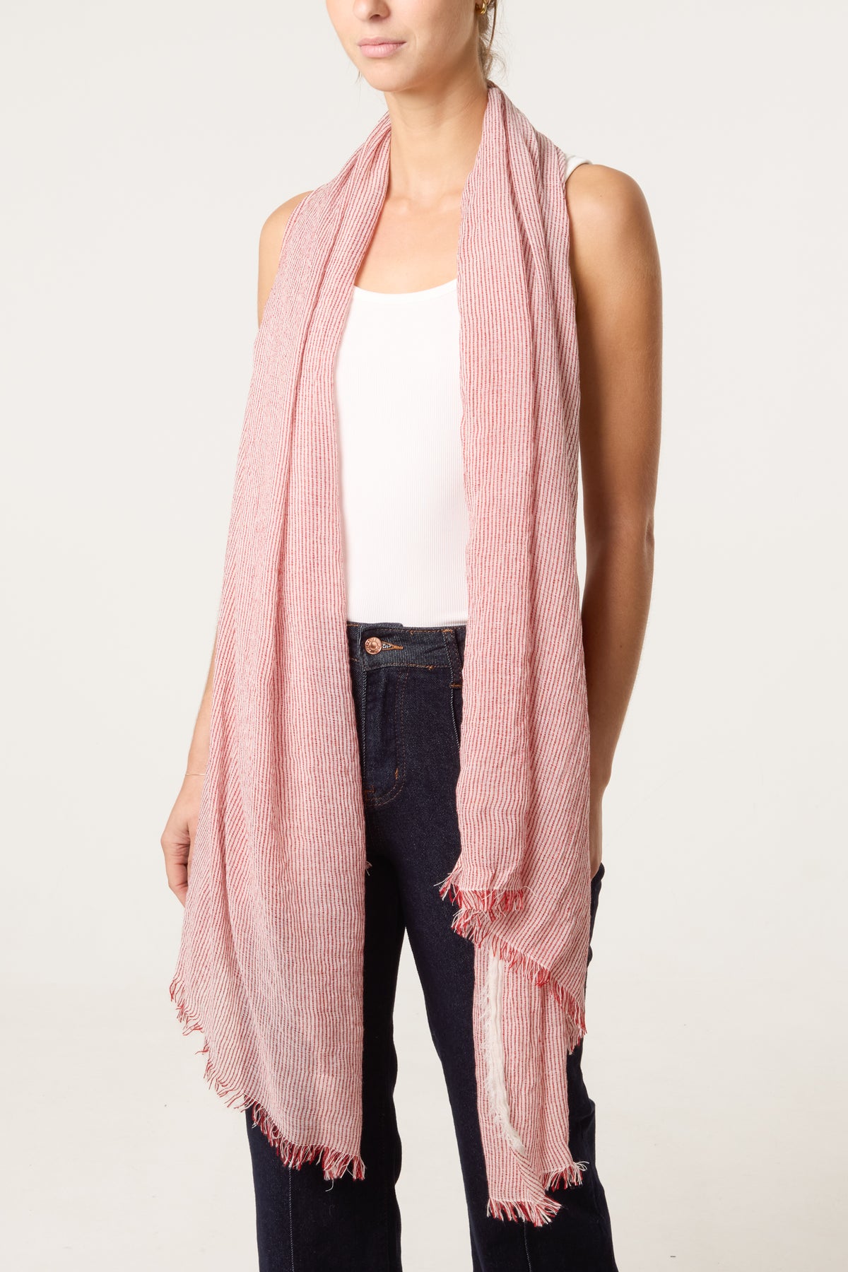 Pinstripe Pattern Scarf