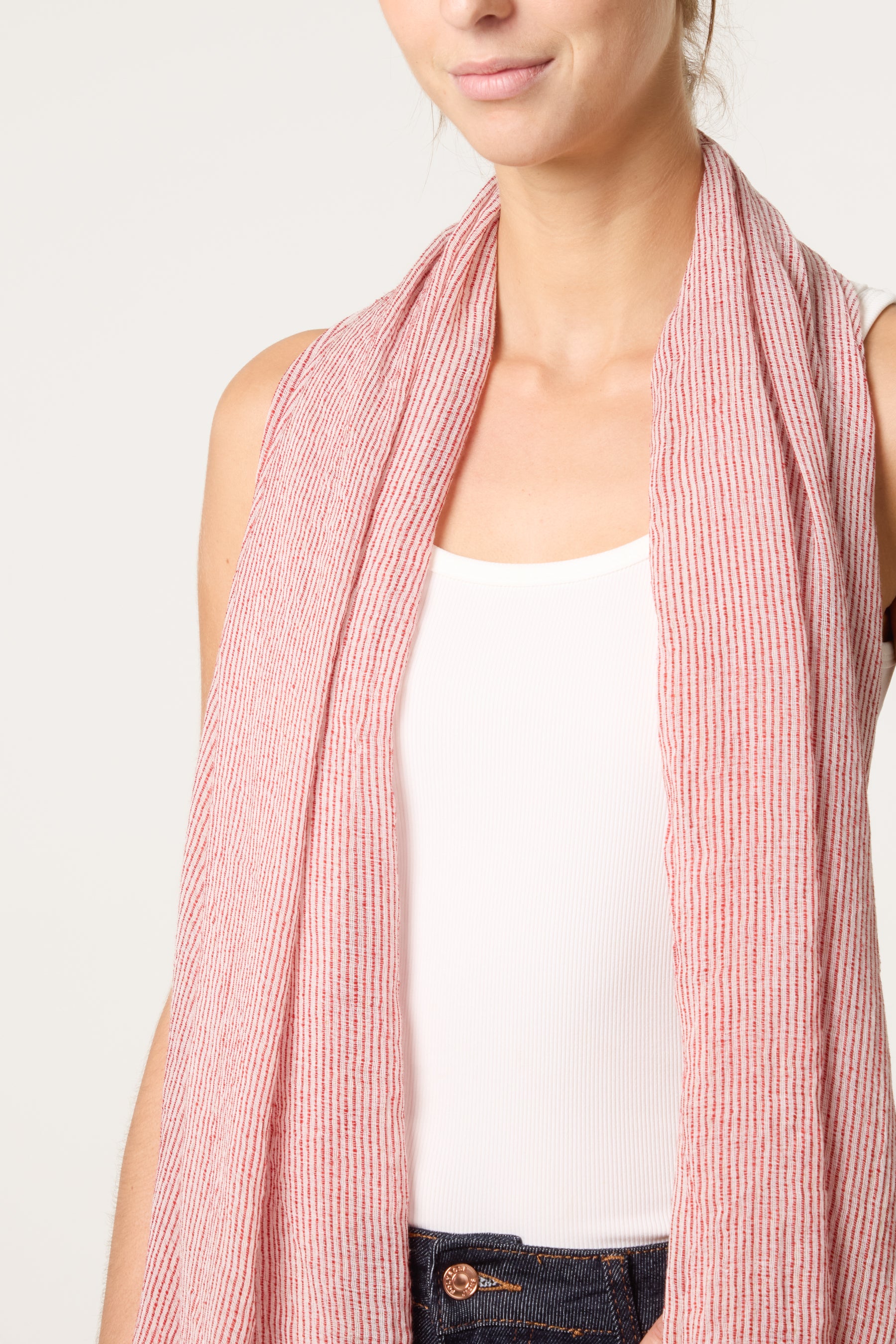 Pinstripe Pattern Scarf