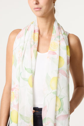 Lemon Print Scarf