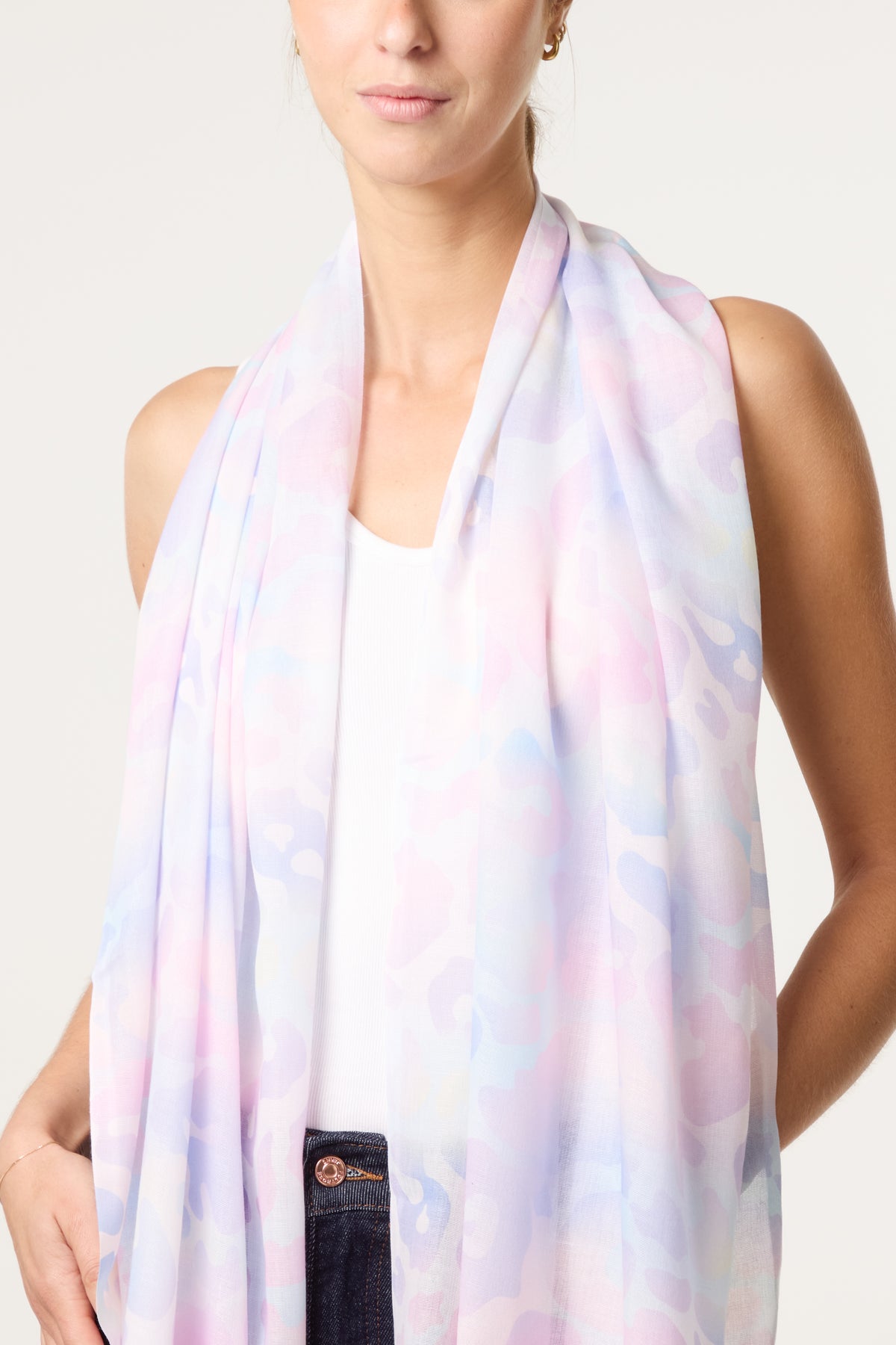 Colourful Animal Print Scarf