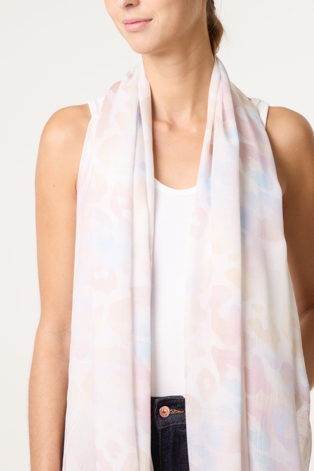 Colourful Animal Print Scarf