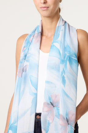 Butterfly Print Scarf